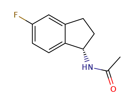 Acetamide, N-(5-fluoro-2,3-dihydro-1H-inden-1-yl)- (9CI)