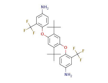 1,4-Bis(4-amino-2-trifluoromethylphenoxy)-2,5-di-tert-butylbenzene