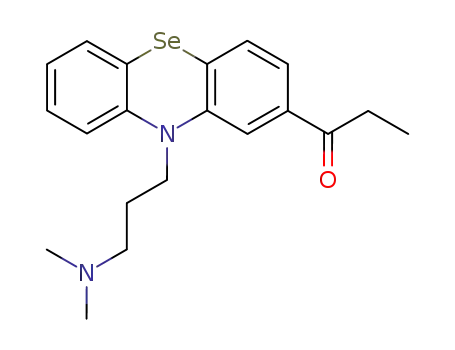1-Propanone, 1-(10-(3-(dimethylamino)propyl)phenoselenazin-2-yl)-
