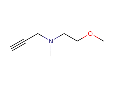 Molecular Structure of 220699-99-0 (2-Propyn-1-amine,N-(2-methoxyethyl)-N-methyl-(9CI))