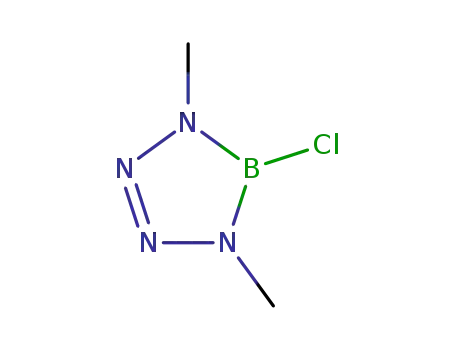 Molecular Structure of 21960-49-6 (5-Chloro-4,5-dihydro-1,4-dimethyl-1H-tetrazaborole)