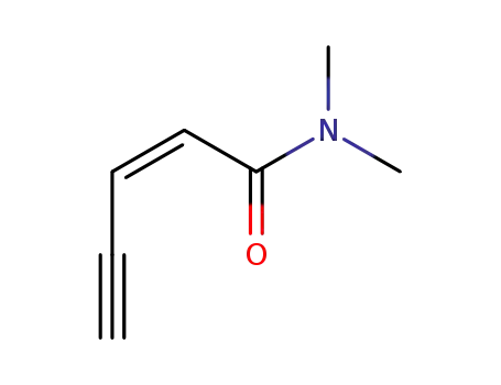 Molecular Structure of 297150-49-3 (2-Penten-4-ynamide,N,N-dimethyl-,(2Z)-(9CI))