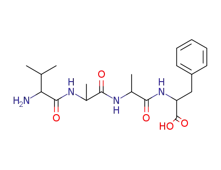 Molecular Structure of 21957-32-4 (H-VAL-ALA-ALA-PHE-OH)