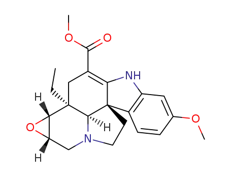 Molecular Structure of 22255-04-5 (methyl 16-methoxy-2,3-didehydro-6,7-epoxyaspidospermidine-3-carboxylate)