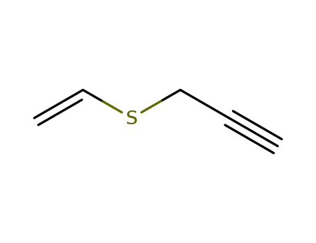 Molecular Structure of 21916-66-5 (1-Propyne,3-(ethenylthio)-)