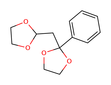 Molecular Structure of 29568-64-7 (2-(1,3-dioxolan-2-ylmethyl)-2-phenyl-1,3-dioxolane)