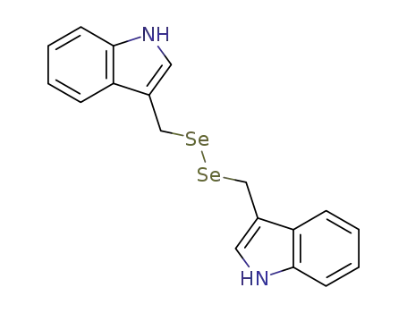 Molecular Structure of 21903-69-5 (3,3'-(Diselenobismethylene)bis(1H-indole))