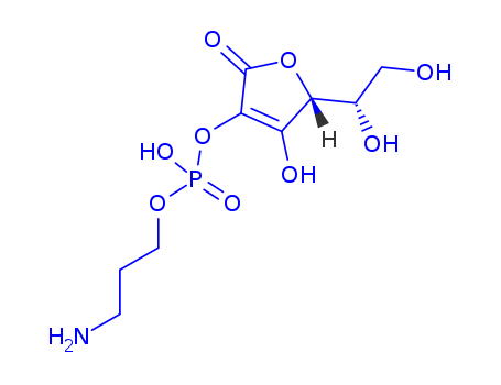 3-aminopropyl [(2R)-2-[(1S)-1,2-dihydroxyethyl]-3-hydroxy-5-oxo-2H-furan-4-yl] hydrogen phosphate cas no. 220644-17-7 98%