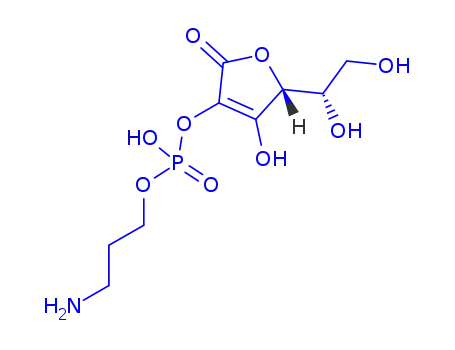 Molecular Structure of 220644-17-7 (Ascorbyl3-AminopropylhydrogenPhosphate)