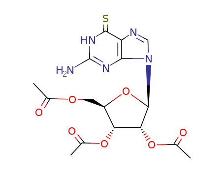(2R,3R,4R,5R)-2-(Acetoxymethyl)-5-(2-amino-6-thioxo-1H-purin-9(6H)-yl)tetrahydrofuran-3,4-diyldiacetate