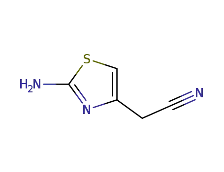 Molecular Structure of 220041-34-9 (2-(2-aminothiazol-4-yl)acetonitrile)