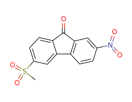 9H-Fluoren-9-one,6-(methylsulfonyl)-2-nitro-