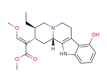 Indolo[2,3-a]quinolizine-2-aceticacid, 3-ethyl-1,2,3,4,6,7,12,12b-octahydro-8-hydroxy-a-(methoxymethylene)-, methylester, (aE,2S,3R,12bS)-