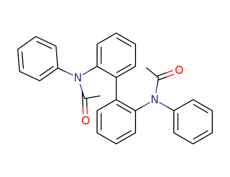 Molecular Structure of 29325-51-7 (N,N'-(1,1'-Biphenyl-2,2'-diyl)bis(N-phenylacetamide))