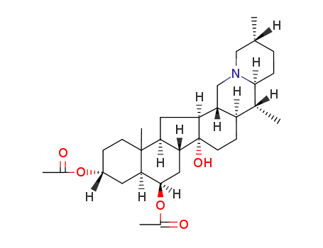 Molecular Structure of 21851-07-0 (DIACETYLKORSEVERILINE)