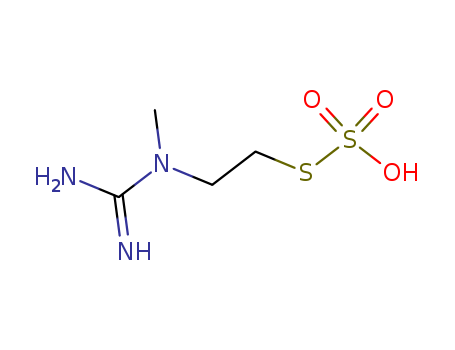 Thiosulfuric acid,S-[2-[(aminoiminomethyl)methylamino]ethyl] ester