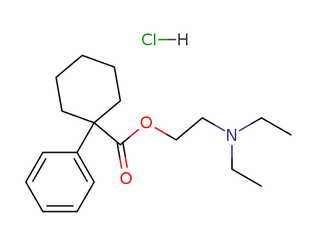 1-Phenylcyclohexanecarboxylic acid 2-(diethylamino)ethyl ester hydroch loride