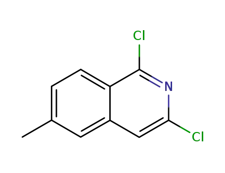 Molecular Structure of 21902-38-5 (Isoquinoline, 1,3-dichloro-6-methyl-)