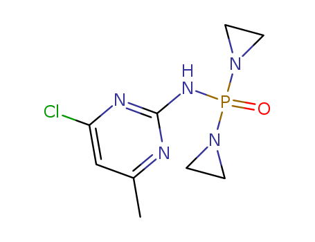 Phosphinic amide,P,P-bis(1-aziridinyl)-N-(4-chloro-6-methyl-2-pyrimidinyl)- (7CI,8CI)