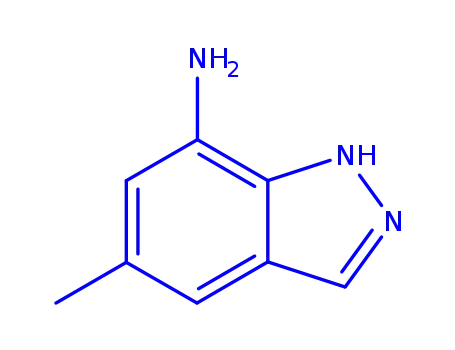 1H-인다졸-7-아민,5-메틸-(9CI)
