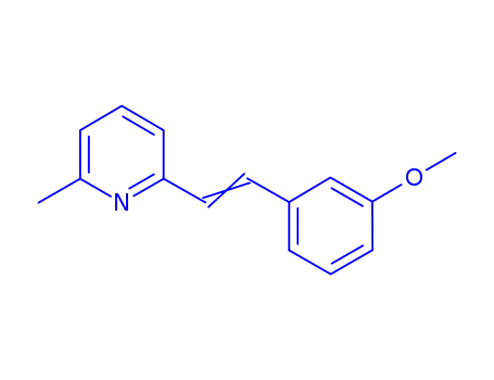2-메틸-6-[(3-메톡시페닐)에테닐]피리딘