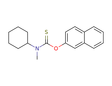 Molecular Structure of 3747-22-6 (β-naphthyl N-cyclohexyl-N-methylthiocarbamate)