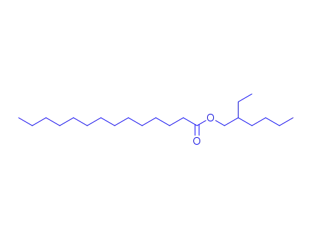 Molecular Structure of 29806-75-5 (2-ethylhexyl myristate)