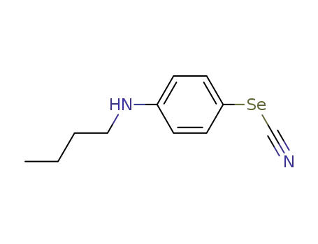 Molecular Structure of 22037-10-1 (p-(Butylamino)phenyl selenocyanate)