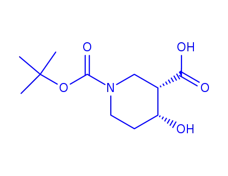 Molecular Structure of 220182-20-7 (4-HYDROXY-PIPERIDINE-1,3-DICARBOXYLIC ACID 1-TERT-BUTYL ESTER)