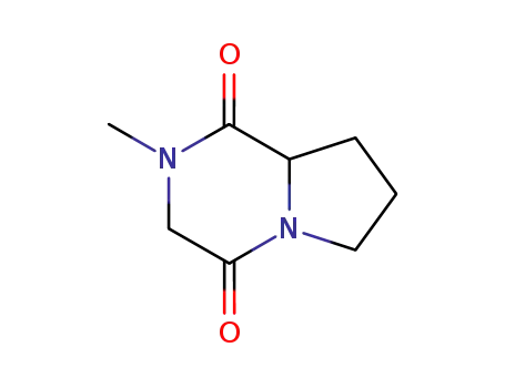 Pyrrolo[1,2-a]pyrazine-1,4-dione, hexahydro-2-methyl- (8CI,9CI)