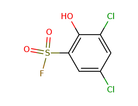 Molecular Structure of 22243-89-6 (3,5-Dichloro-2-hydroxybenzenesulfonyl fluoride)