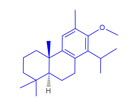 Molecular Structure of 294191-24-5 (Phenanthrene, 1,2,3,4,4a,9,10,10a-octahydro-7-methoxy-1,1,4a,6-tetramethyl-8-(1-methylethyl)-, (4aS,10aS)-)