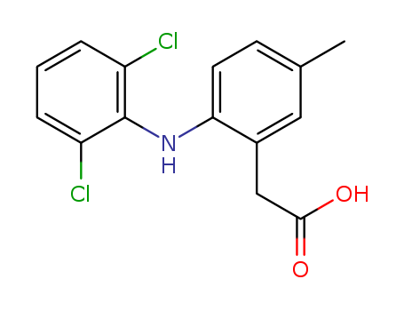2-(2-(2,6-dichlorophenylamino)-5-methylphenyl)acetic acid