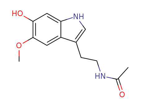 [13C,2H7]-3-(N-Acetylaminoethyl)-6-hydroxy-5-methoxyindole