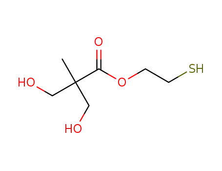 2-mercaptoethyl-3-hydroxy-2-(hydroxymethyl)-2-methylpropanoate