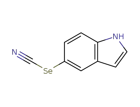 Selenocyanic acid 1H-indol-5-yl ester