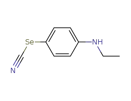 Molecular Structure of 22037-05-4 (p-(Ethylamino)phenyl selenocyanate)