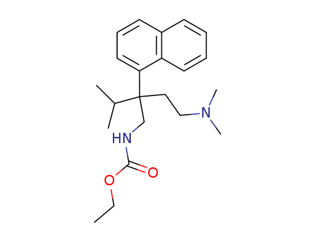 Carbamic acid, [4-(dimethylamino)-2-isopropyl-2-(1-naphthyl)butyl]-,ethyl ester (8CI) cas  29473-87-8