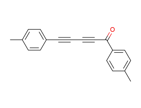 Molecular Structure of 29372-68-7 (1,5-Bis(4-methylphenyl)-2,4-pentadiyn-1-one)