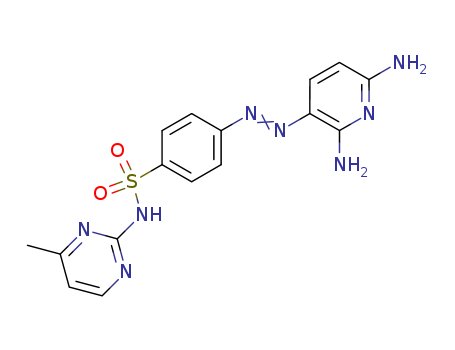 Benzenesulfonamide,4-[2-(2,6-diamino-3-pyridinyl)diazenyl]-N-(4-methyl-2-pyrimidinyl)- cas  29817-72-9