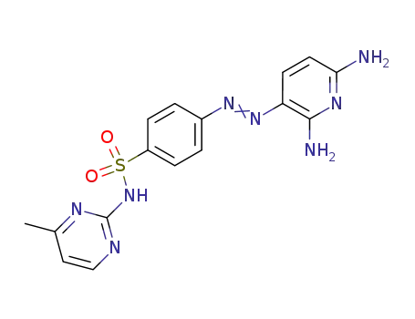 Molecular Structure of 29817-72-9 (4-[(E)-(2,6-diaminopyridin-3-yl)diazenyl]-N-(4-methylpyrimidin-2-yl)benzenesulfonamide)