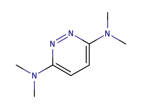 Molecular Structure of 29604-73-7 (3,6-Bis(dimethylamino)pyridazine)