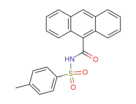 Molecular Structure of 22187-53-7 (N-[(4-methylphenyl)sulfonyl]anthracene-9-carboxamide)