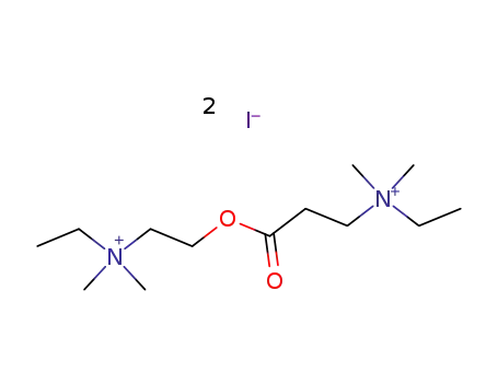 3-(ethyl-dimethyl-ammonio)-propionic acid-[2-(ethyl-dimethyl-ammonio)-ethyl ester]; diiodide