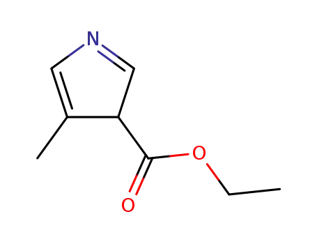 Molecular Structure of 85960-28-7 (3H-Pyrrole-3-carboxylicacid,4-methyl-,ethylester(9CI))