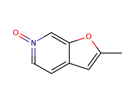 Molecular Structure of 220992-23-4 (Furo[2,3-c]pyridine, 2-methyl-, 6-oxide (9CI))