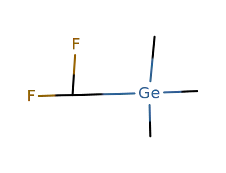 Molecular Structure of 156088-38-9 (CF<sub>2</sub>HGe(CH<sub>3</sub>)3)