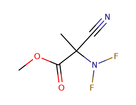 알라닌, 2-시아노-N,N-디플루오로-, 메틸 에스테르(8CI)