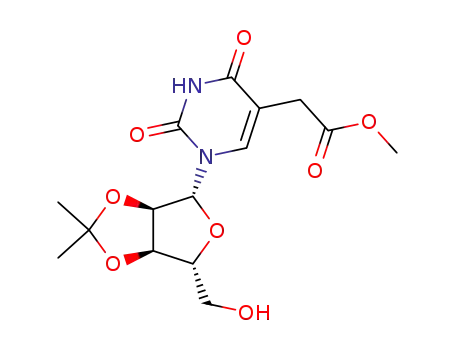 2',3'-O-isopropylideneuridine-5-acetic acid methyl ester