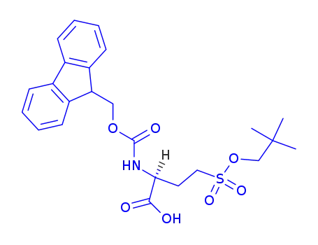 Molecular Structure of 220951-81-5 (FMOC-4-(NEOPENTYLOXYSULFONYL)-ABU-OH)